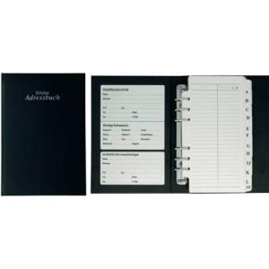 Adress-Telefonringbuch A-Z schwarz STYLEX 46625 (4044186466256)