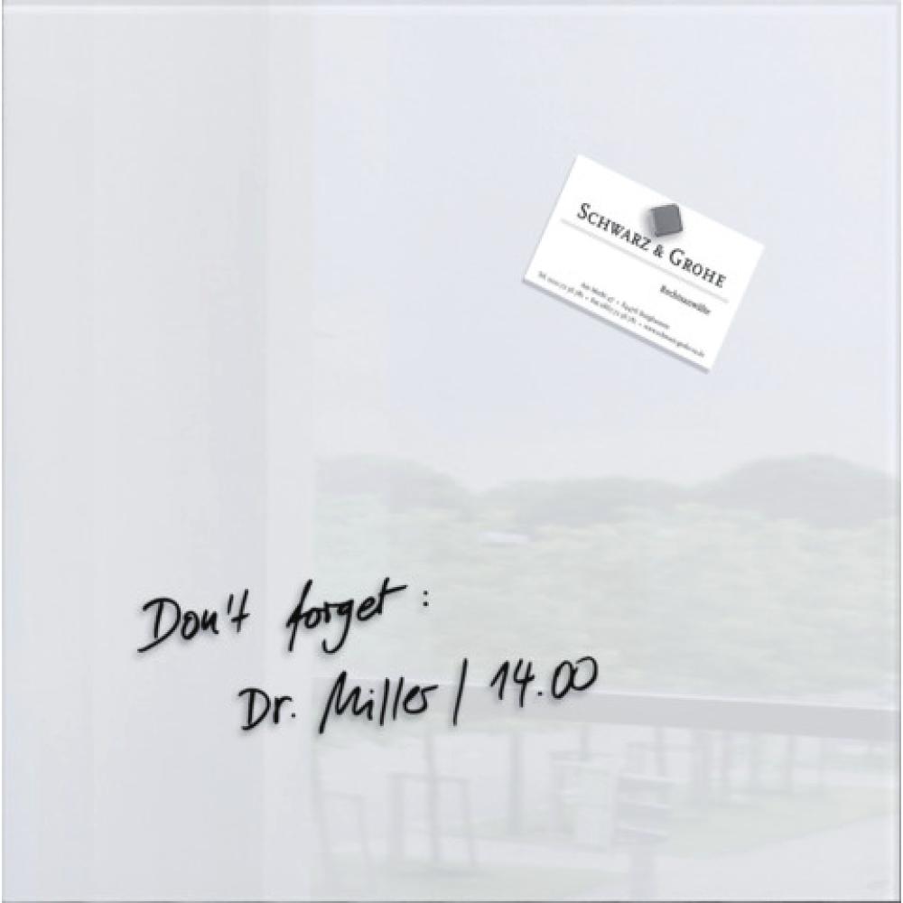 Glas-Magnetboard Artverum super-weiß 30x30 cm SIGEL GL158 (4004360850059)