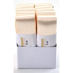 Doppelsatinband 40 mmx3 m creme GOLDINA 11720400211003 (4008953230730)
