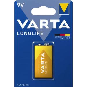 Batterien LONGLIFE E-Block 6LR61, 9,0 V 1er Blister VARTA 04122101411 (4008496525423)