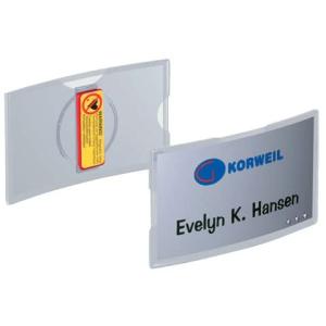 Namensschild konvex mit Magnet 75x40 mm 25 Stück DURABLE 8123 19 (4005546889290)