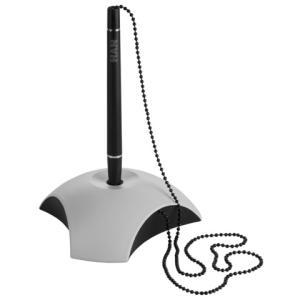 Kugelschreiber-Ständer DELTA, Kunststoff, grau/ schwarz HAN 1751-31 (4012473175129)