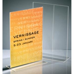 Tischaufsteller gerade glasklar für A4 SIGEL TA220 (4004360981630)