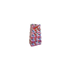 Geschenkkarton Blumen 5 tlg. hoch 41530 (9004546415305)