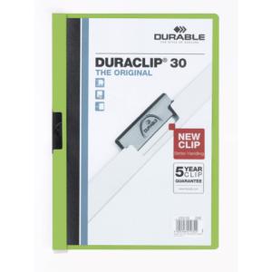 Klemm-Mappe DURACLIP 30 A4, grün DURABLE 2200 05 (4005546210322)