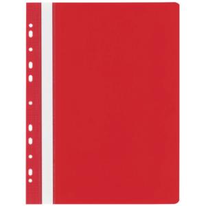 Schnellhefter A4, Multilochung PVC rot Donau 1704001-04 (9003106568673)