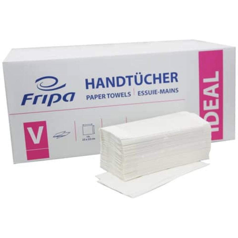 Handtücher Ideal Zick-Zack-Falzung 1-lagig weiß 20x250 Blatt FRIPA 4031101 (4000883603530)