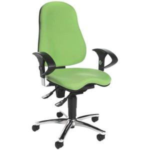 Fitness-Drehstuhl SITNESS 10 apfelgrün Teppichrollen TOPSTAR SI59U G05 (4014296541297)