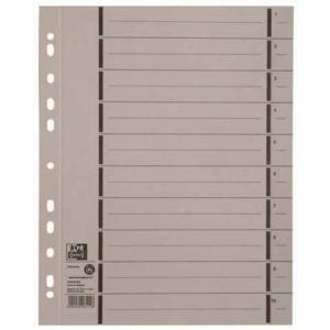 Trennblätter mit Perforation A4 Überbreite grau 100 Stück ELBA 400004668 (4002030013445)