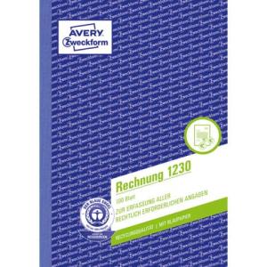 Avery Zweckform Rechnung Formularbuch 1230 (4004182012307)