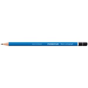 Bleistift Mars Lumograph B blau STAEDTLER 100-B (4007817104132)