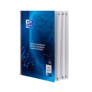 Collegeblock Noten A4, Lineatur 14 ohne Hilfslinien OXFORD 100050345 (4006144962019)