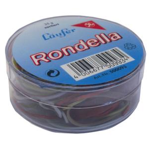 RONDELLA Gummiringe in der Dose 25 g sortiert LÄUFER 69211 (4006677509934)