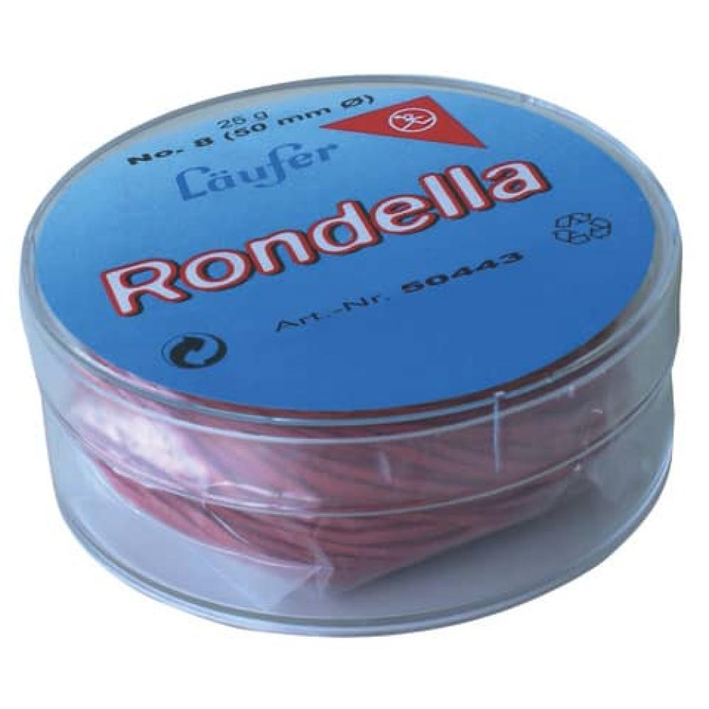 RONDELLA Gummiringe in der Dose 25mm 25g rot LÄUFER 69215 (4006677502430)