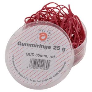 Gummiringe 85 mm Dose mit 25g rot WIHEDÜ 510.064 (4066300510645)