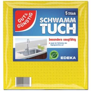 Schwammtuch 5 Stück GUT & GÜNSTIG 2235743000 (4311501419519)