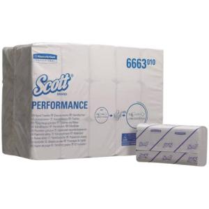 PERFORMANCE Handtücher 1-lagig weiß 15x212 Tücher SCOTT 6663 (5027375050015)