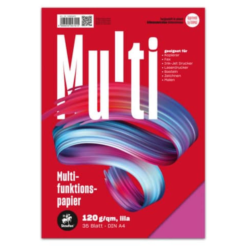 Multifunktionspapier 7X PLUS A4, 120 g qm lila 35 Blatt STAUFEN STYLE 734051271 (4006050047015)