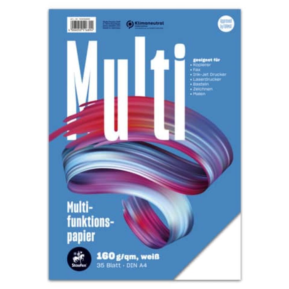 Multifunktionspapier 7X PLUS A4, 160 g qm weiß 35 Blatt STAUFEN STYLE 734051689 (4006050516894)