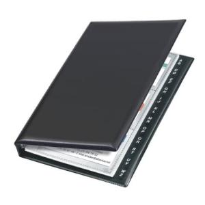 Visitenkartenringbuch 4-Rund-Ring-Mechanik 16 mm A5, 145x225 mm schwarz Veloflex 4155 590 (4000225029943)