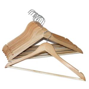 Kleiderbügel Holz 8 Stück BÜRSTENMANN 112097 (4022551265864)