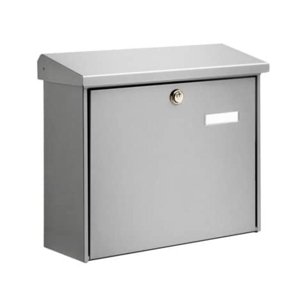 Briefkasten Comfort 380x340x148 mm silber Stahl BURG-WÄCHTER 913SI (4003482041505)