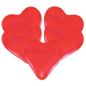 Luftballon Herz mittel  30 cm rot 5 Stück AMSCAN INT996562 (0013051414924)