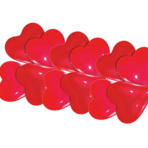 Luftballon Herz klein 10ST rot AMSCAN INT996561 (0013051414917)
