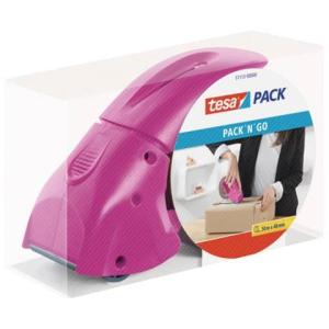 Packbandabroller Packn Go pink Rollen bis 50 mmx66 m TESA 51113-00000-00 (4042448318077)