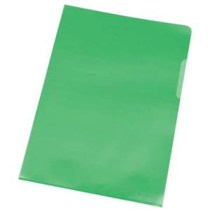 Sichthülle A4, 0,12 mm genarbt 10 Stück grün Q-CONNECT KF01645 (5706002016456)