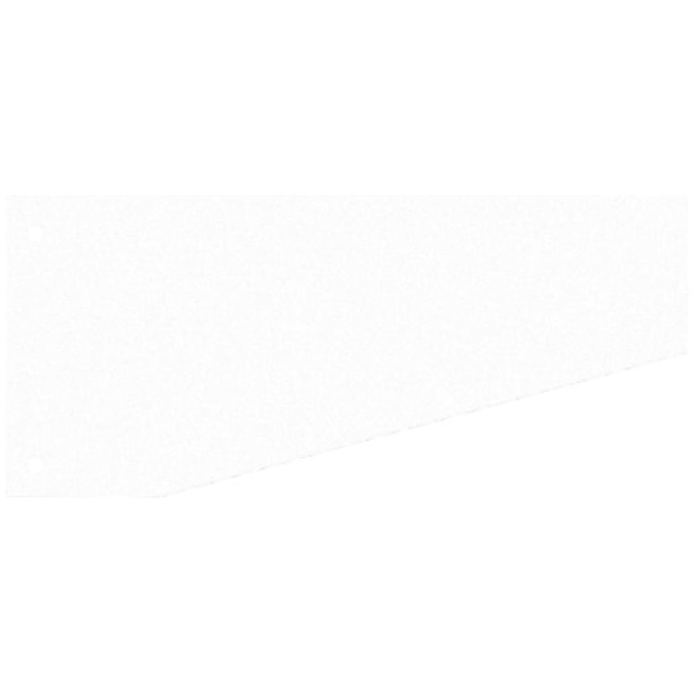 Trennstreifen Trapez 190 g qm Karton weiß 100 Stück WEKRE 50500T (4018924505705)