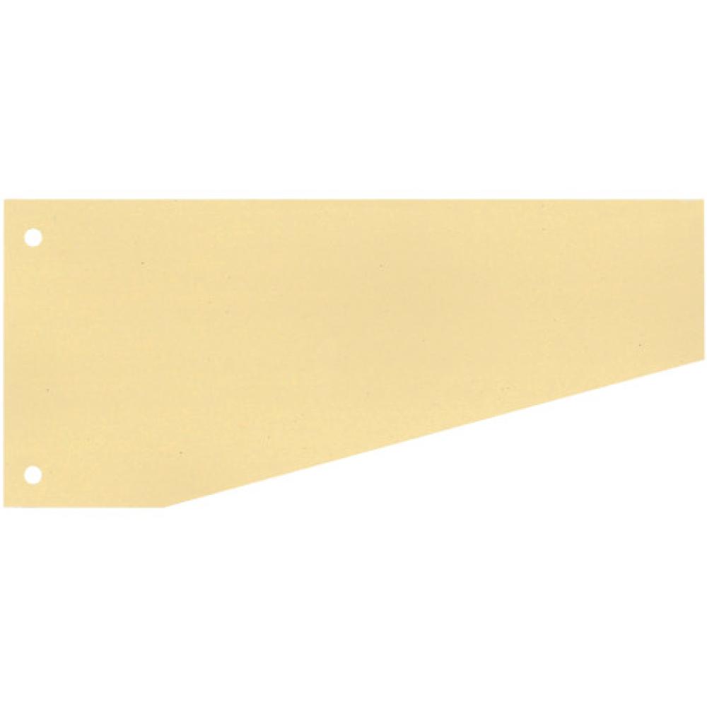 Trennstreifen Trapez 190 g qm Karton gelb 100 Stück WEKRE 50502T (4018924505729)