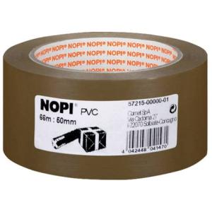 Verpackungsklebeband PVC 50 mmx66 m braun NOPI 57215-00000-01 (4042448041470)