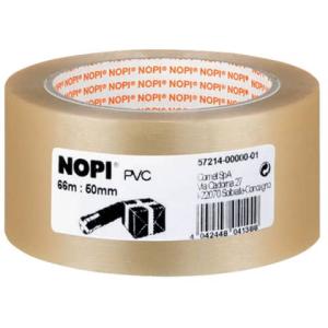 Verpackungsklebeband PVC 50 mmx66 m transparent NOPI 57214-00000-01 (4042448041388)