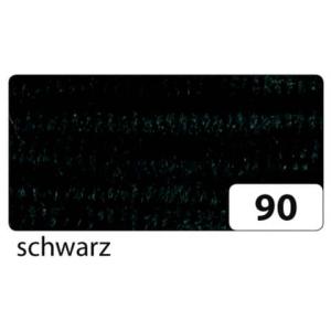 Chenilledraht 8 mm 10 Stück schwarz FOLIA 77890 (4001868780901)