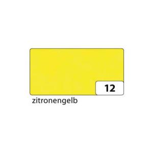 Transparentpapier 42g 70x100 cm gefalzt 25 Bogen zitronengelb FOLIA 82512 (4001868825121)