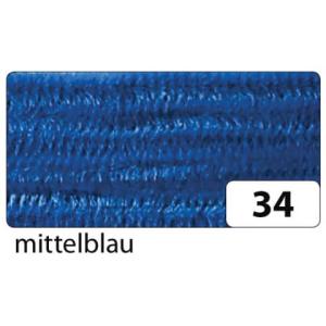 Chenilledraht 8 mm 10 Stück mittelblau FOLIA 77834 (4001868780345)