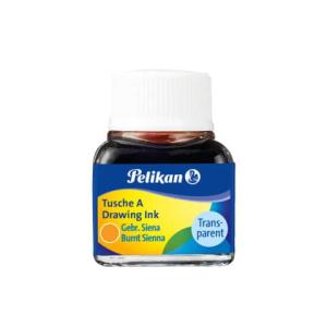 Tusche A 523 10 ml Glas gebr. siena PELIKAN 100436077 (4012700201638)