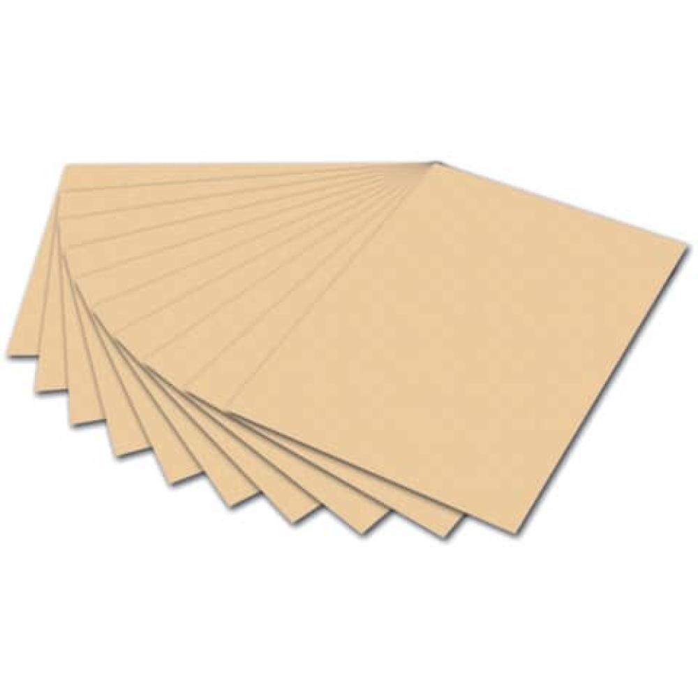 Fotokarton, DIN A4, 300 g/ qm, chamois folia 614/50 10 (4001868614107)