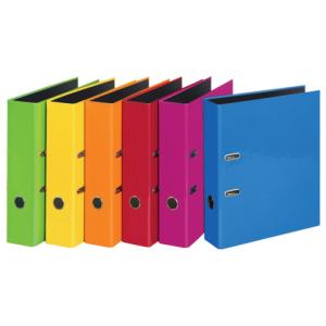 Ordner VELOCOLOR glanzkaschierte Pappe schwarzer Innenspiegel A4, sortiert Veloflex 4142 300 (4000225031489)