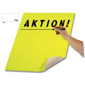 Plakatkarton 48x68 cm weiß FOLIA 65701 (4001868657012)