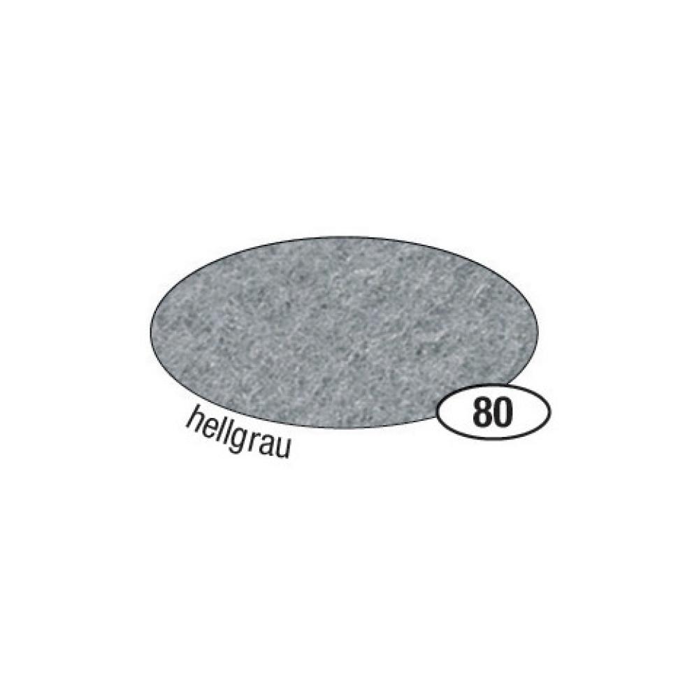Bastelfilz 20x30 cm hellgrau FOLIA 520480 (4001868524802)