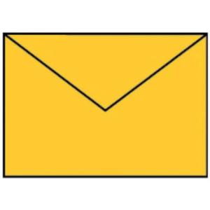 Coloretti Briefumschläge C6, 5 Stück goldgelb RÖSSLER 220705543 (4014969497487)