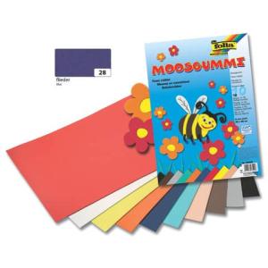 Moosgummi 29x40 cm flieder FOLIA 23528 ()