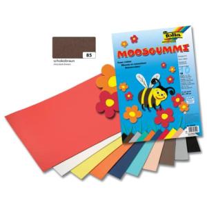 Moosgummi 29x40 cm schokobraun FOLIA 23585 ()