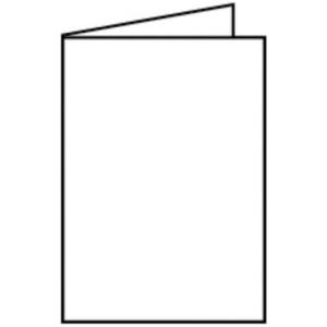 Coloretti Doppelkarte B6 hoch 5 Stück weiß RÖSSLER 220719509 (4014969497364)