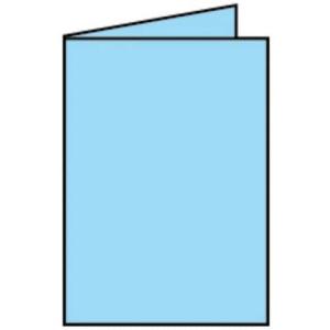 Coloretti Doppelkarte B6 hoch 5 Stück himmelblau RÖSSLER 220719517 (4014969518038)