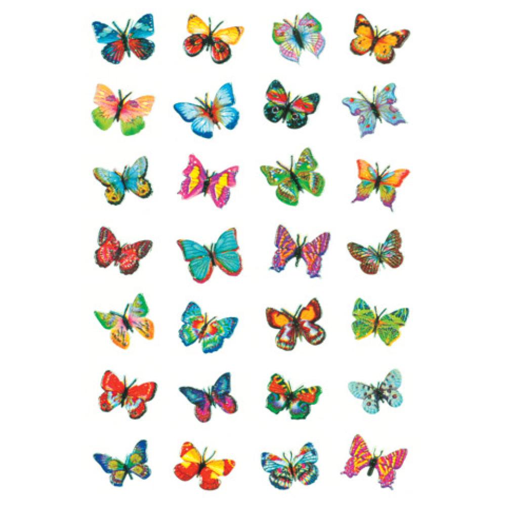 Sticker MAGIC Schmetterlinge Glitterfolie HERMA 6819 (4008705068192)