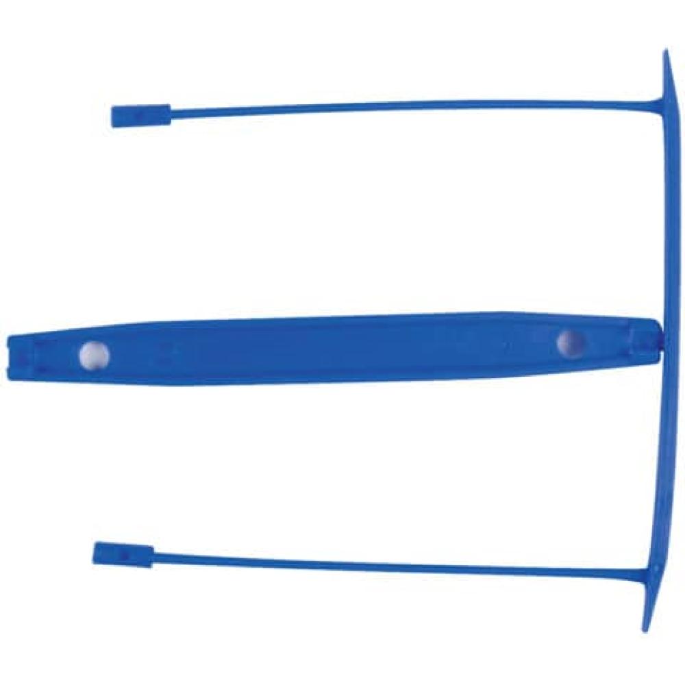 E-Clip Archivbinder 8 cm 100 Stück blau Q-CONNECT KF02282 (5706002022822)