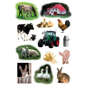 Sticker DECOR Bauernhoftiere HERMA 3358 (4008705033589)